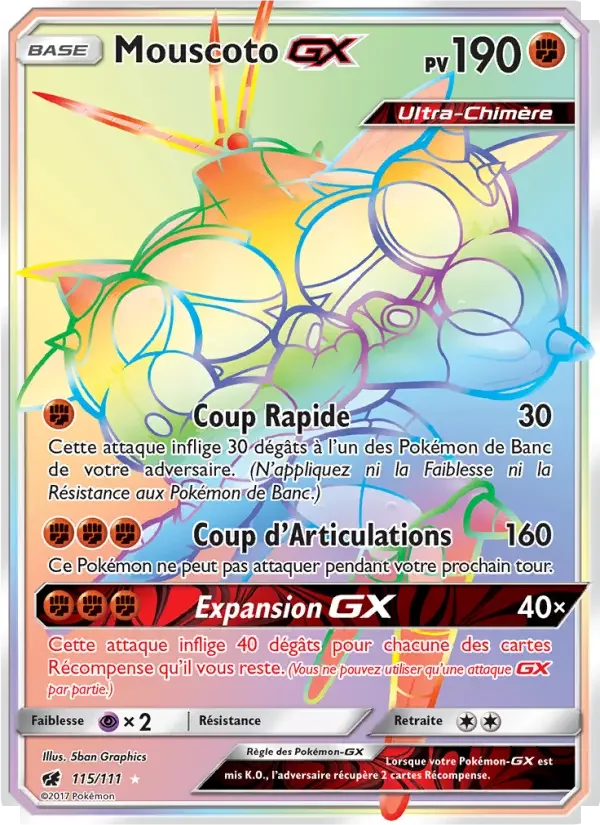 Carte Mouscoto GX