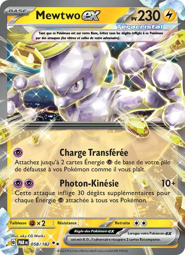 Carte Mewtwo-ex