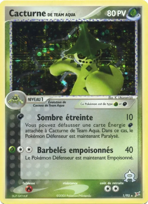Carte Cacturne de Team Aqua