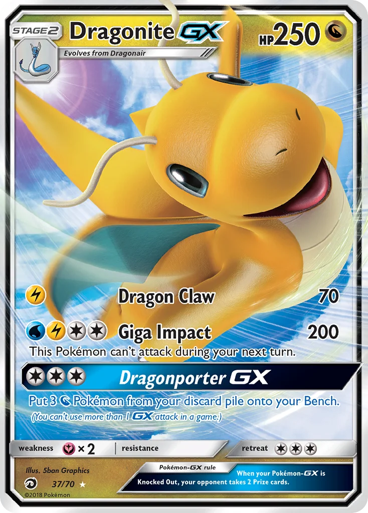 Carte Dracolosse GX