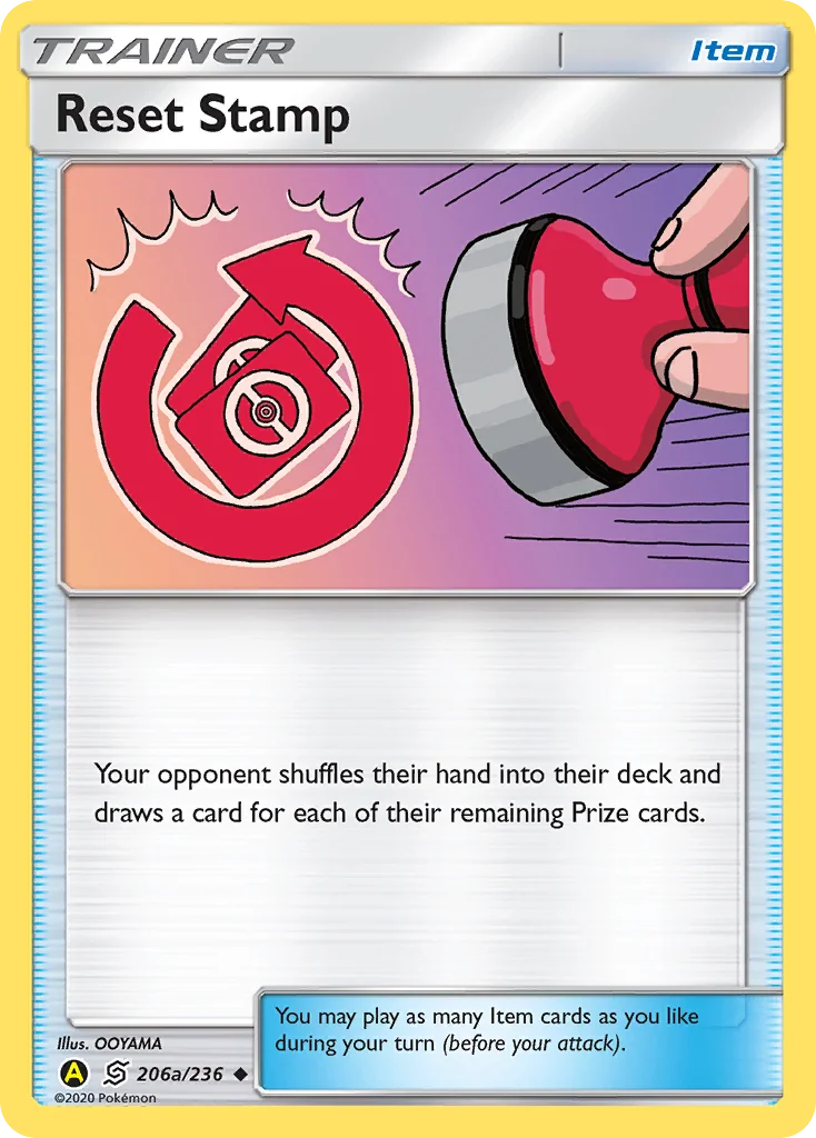 Carte Pokémon Reset Stamp — Harmonie des Esprits