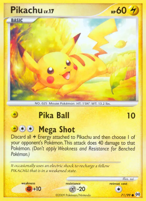 Carte Pikachu