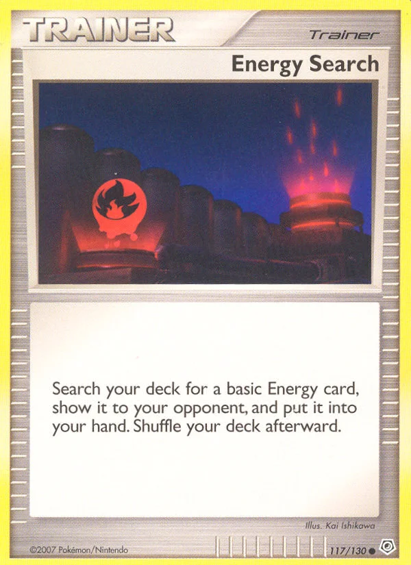 Carte Recherche d'énergie