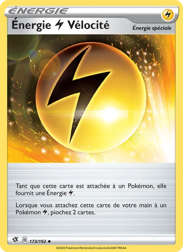 Carte Énergie Lightning Vélocité