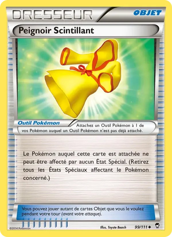 Carte Peignoir Scintillant