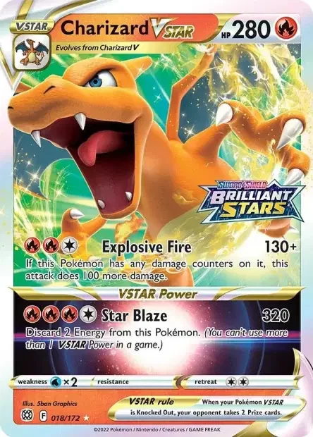 Carte Dracaufeu-VSTAR
