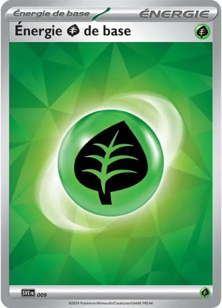 Carte Pokémon Énergie Plante — Énergies Écarlate et Violet