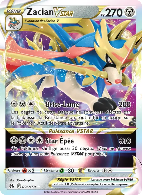 Carte Zacian VSTAR