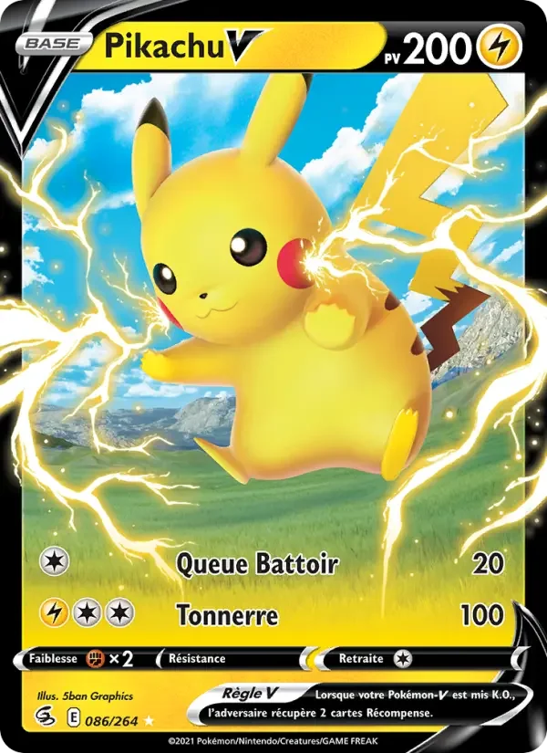 Carte Pikachu V