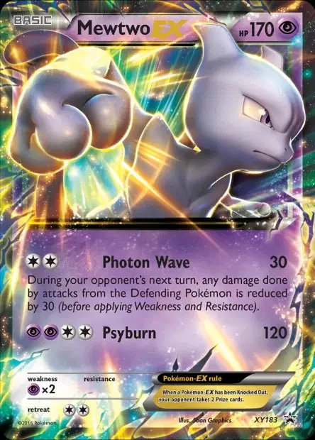 Carte Pokémon Mewtwo-EX — Jumbo