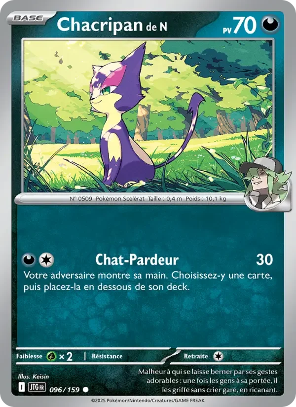 Carte Chacripan de N