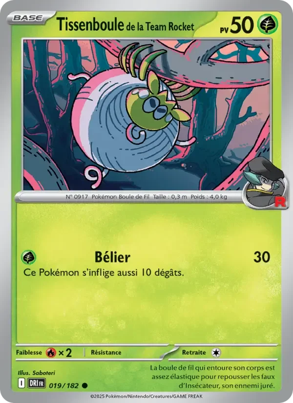 Carte Tissenboule de la Team Rocket
