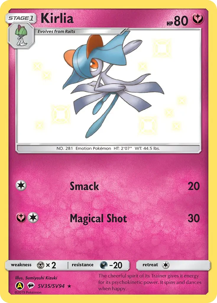 Carte Pokémon Kirlia — Destinées Occultes