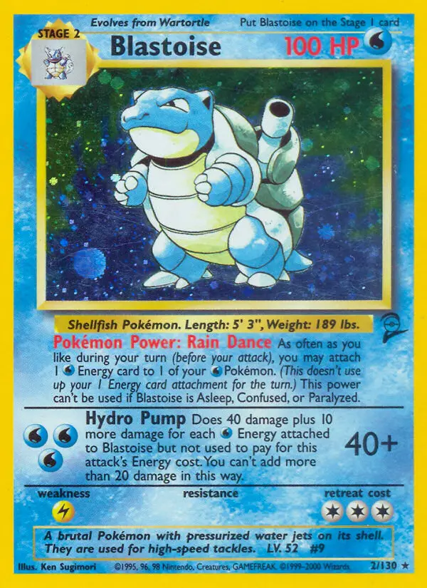 Carte Blastoise