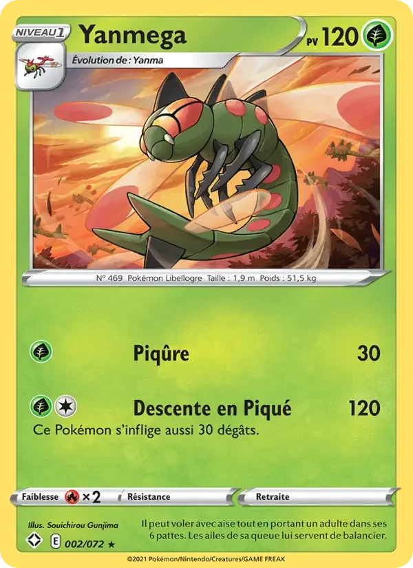 Carte Yanmega