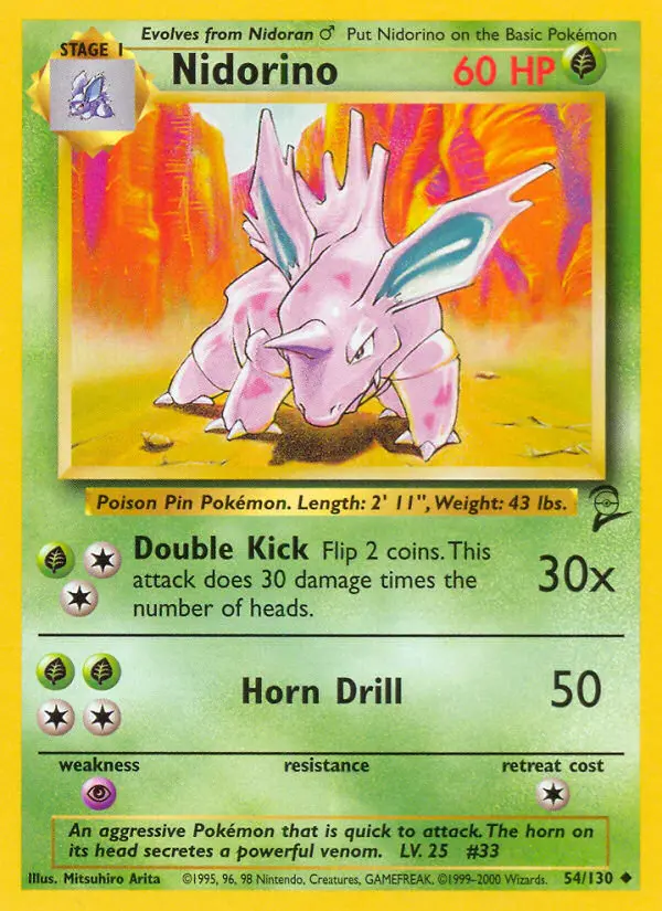 Carte Nidorino