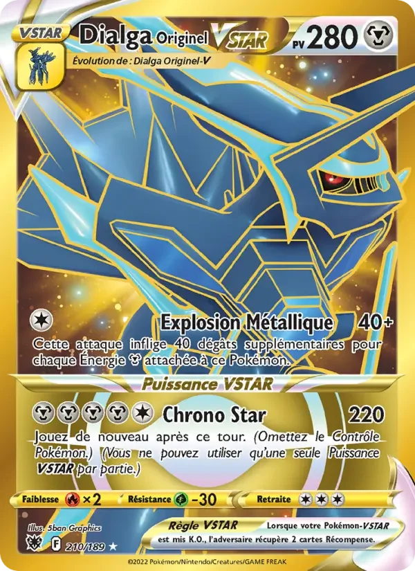 Carte Dialga Originel VSTAR