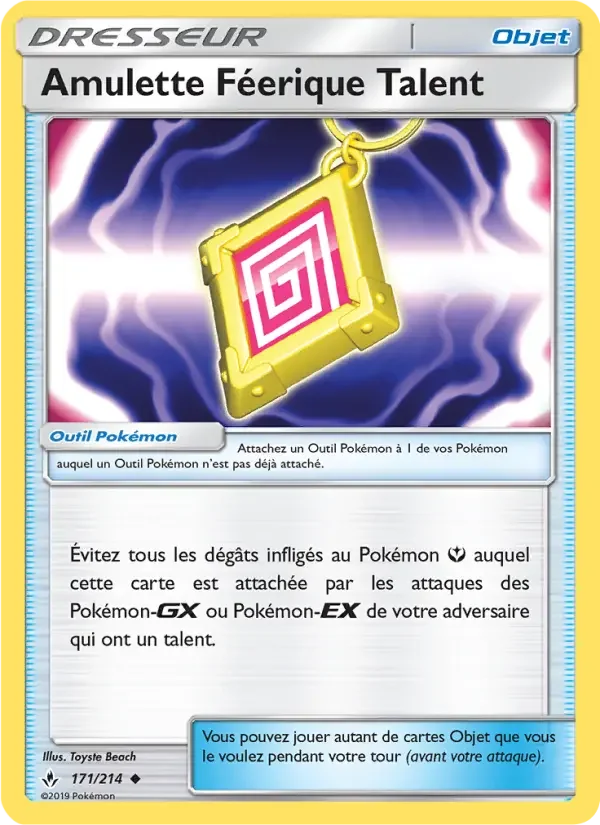 Carte Amulette Féerique Talent
