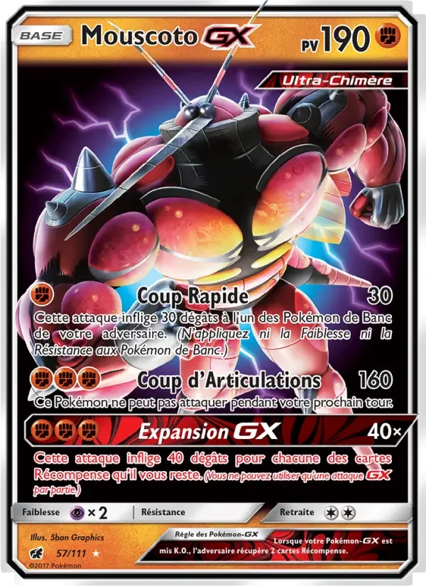 Carte Mouscoto GX