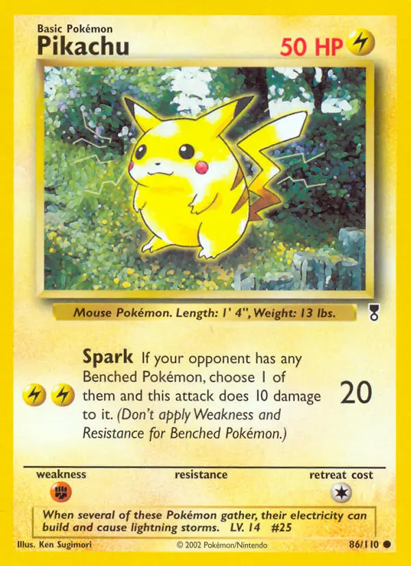 Carte Pikachu