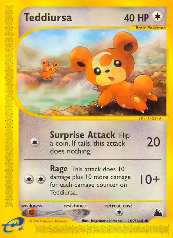 Carte Teddiursa
