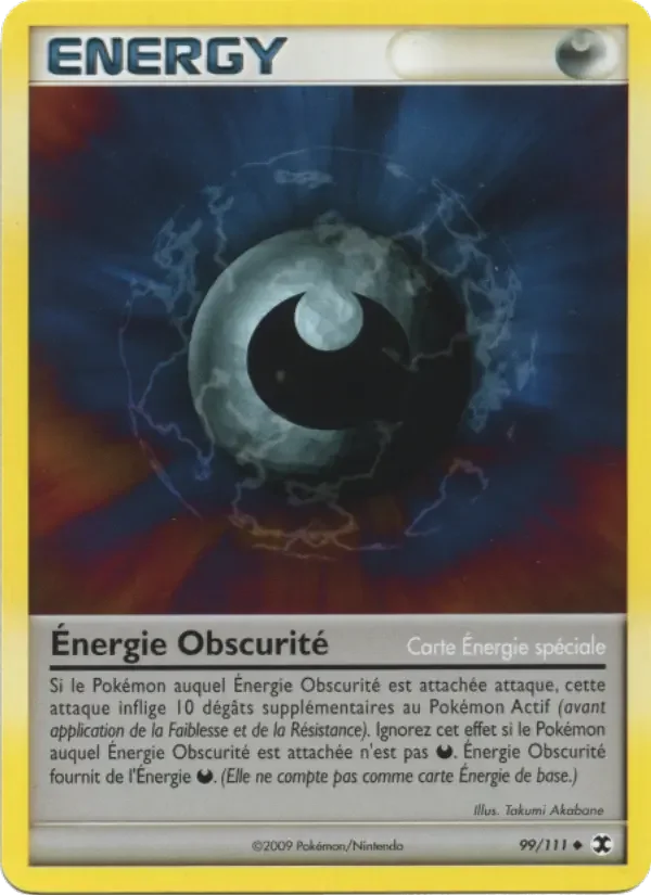 Carte Énergie Obscurité