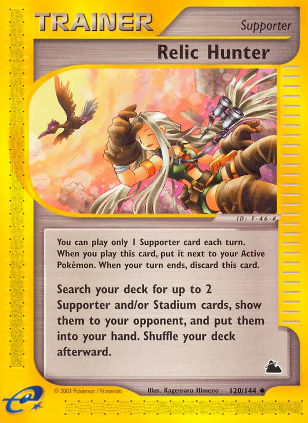 Carte Relic Hunter