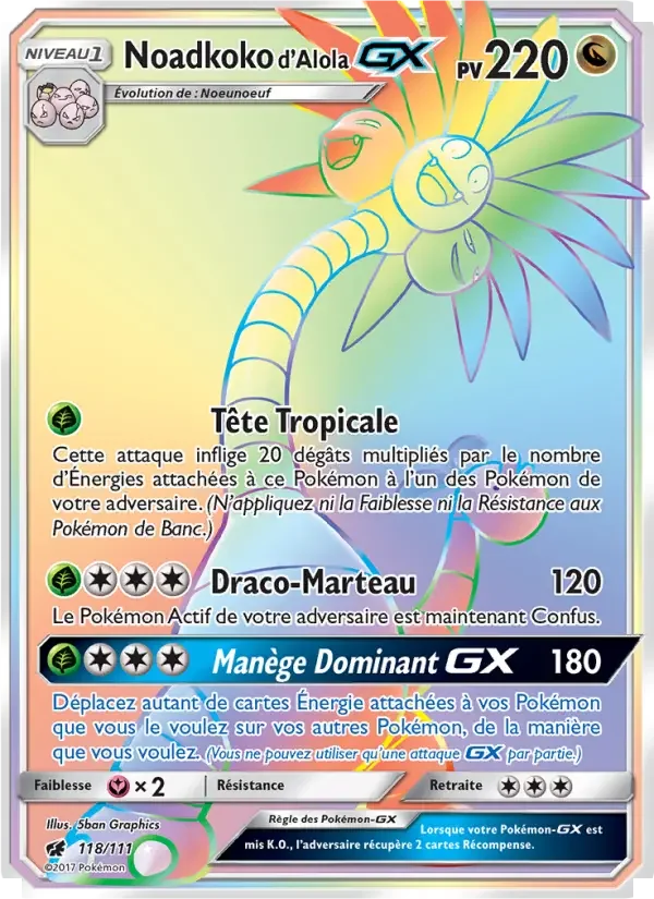 Carte Noadkoko d’Alola GX