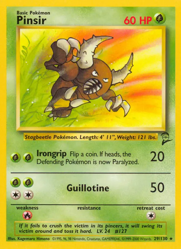 Carte Pinsir