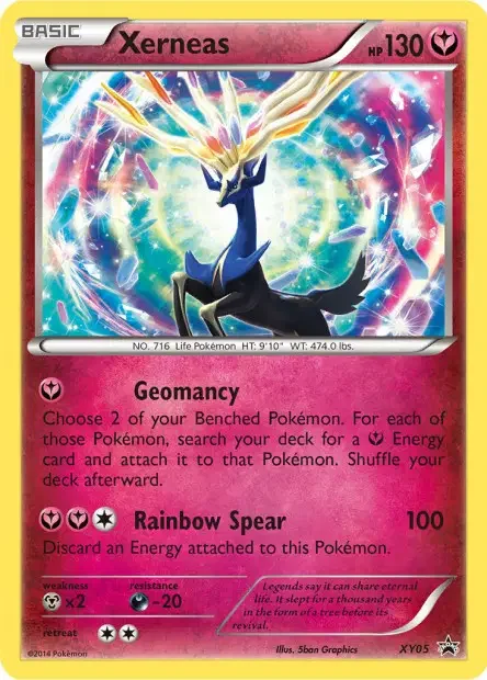 Carte Pokémon Xerneas — Jumbo