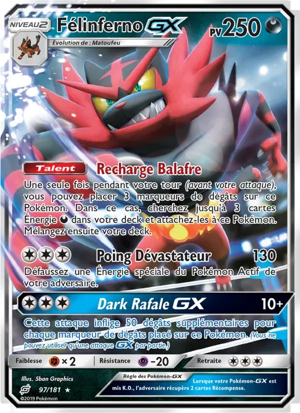 Carte Félinferno GX