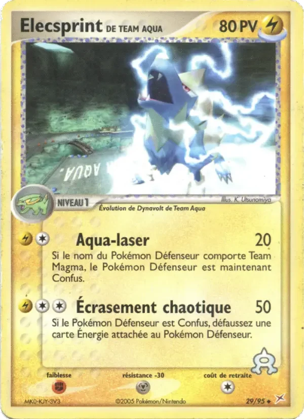 Carte Elecsprint de Team Aqua