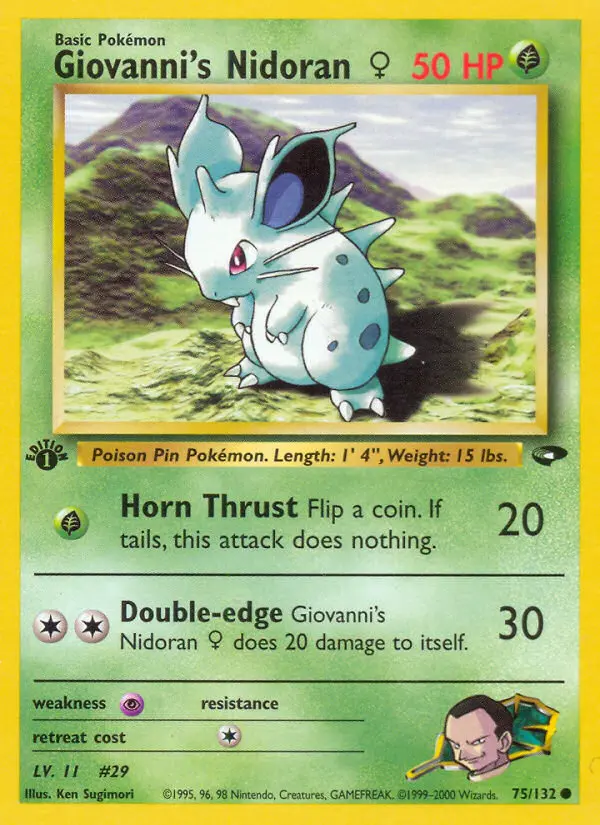 Carte Giovanni's Nidoran ♀