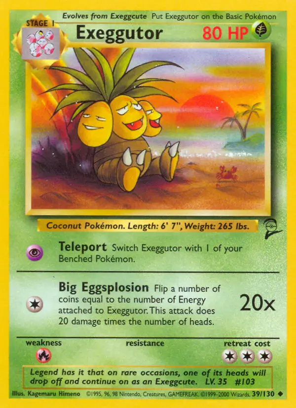 Carte Exeggutor