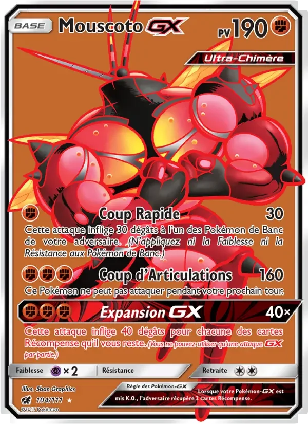 Carte Mouscoto GX