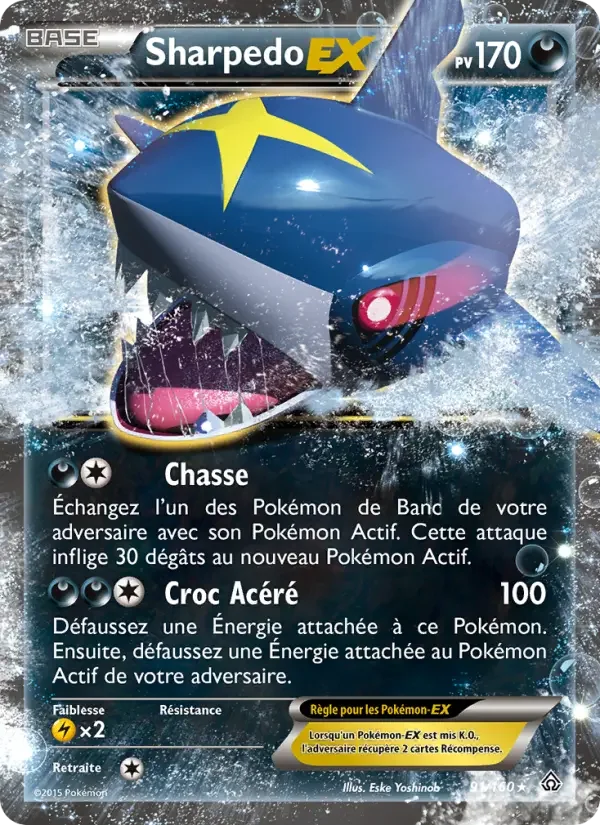 Carte Sharpedo EX