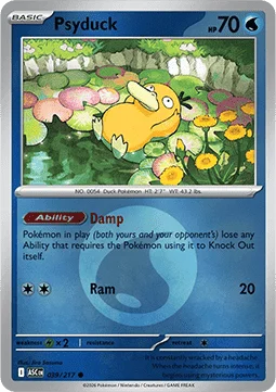 Carte Pokémon Psykokwak — Héros Transcendants