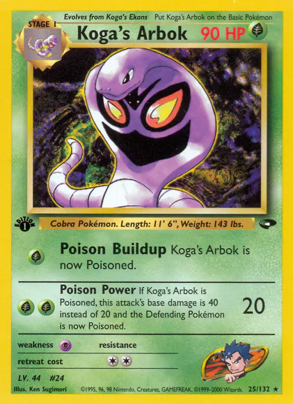 Carte Koga's Arbok