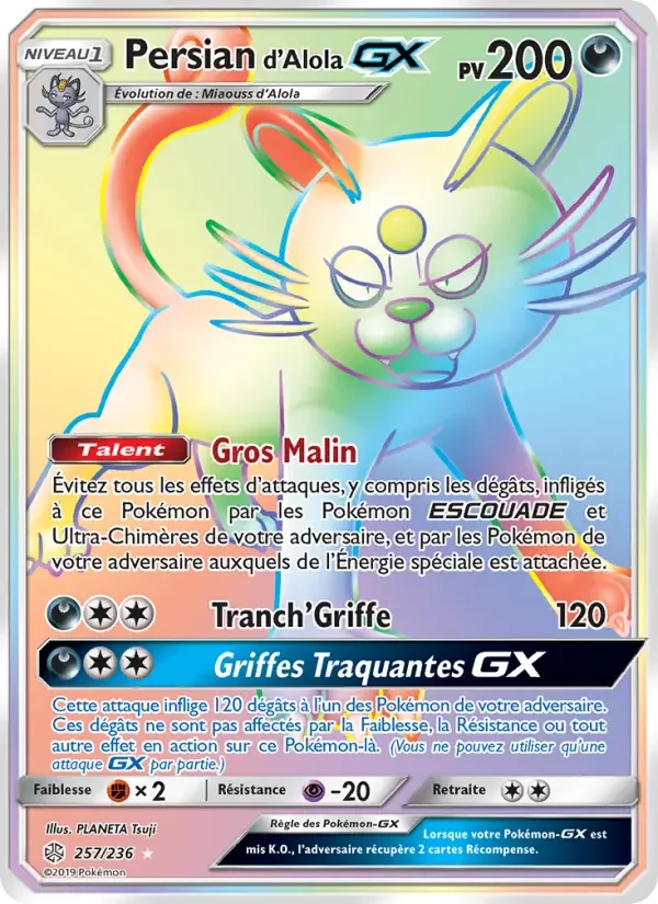 Carte Persian d’Alola GX