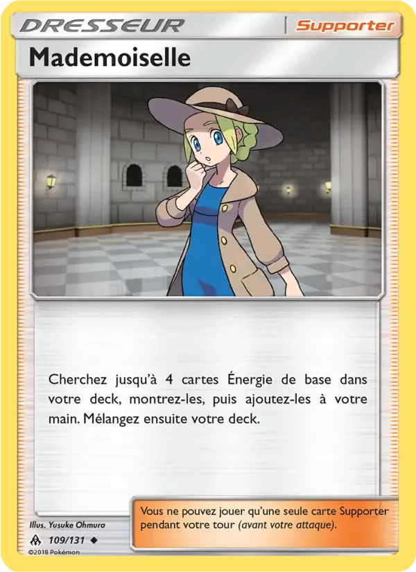 Carte Mademoiselle
