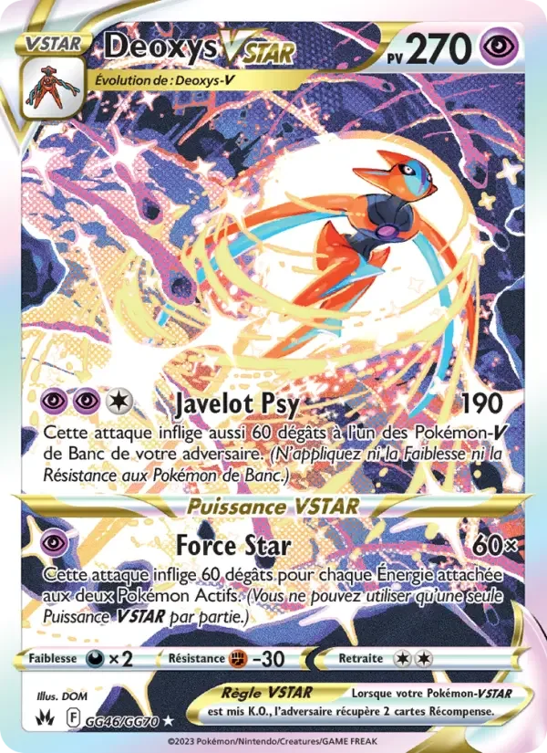 Carte Deoxys VSTAR