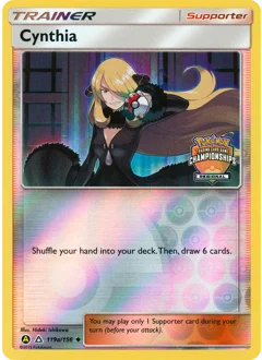 Carte Pokémon Cynthia — Ultra-Prisme