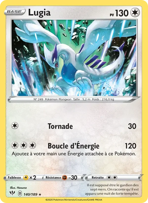 Carte Lugia