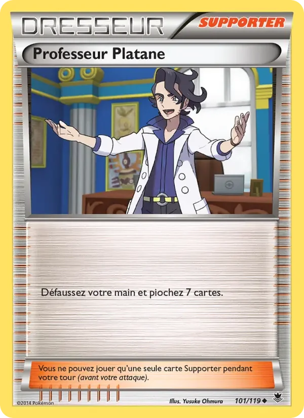 Carte Professeur Platane