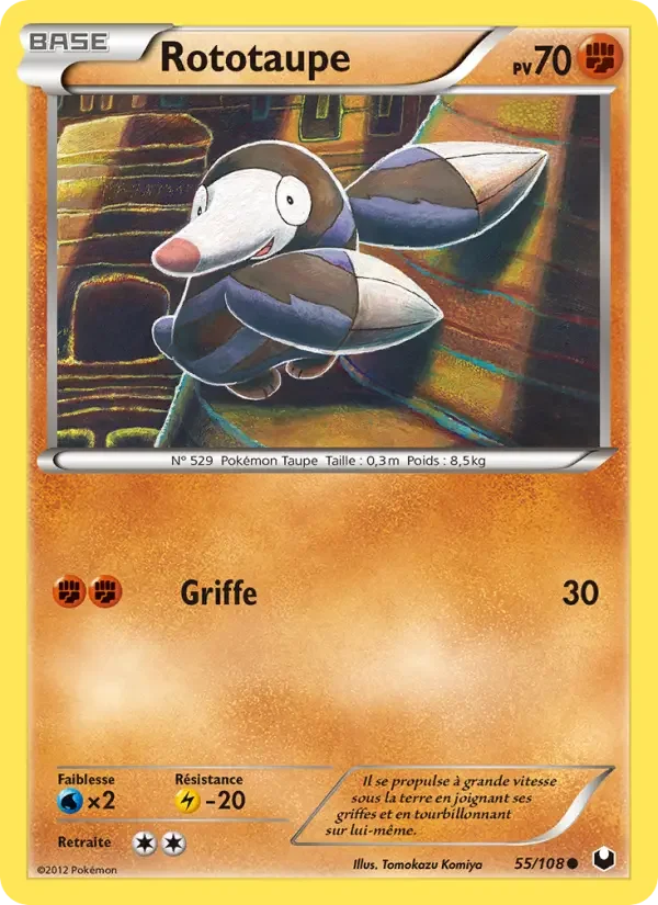 Carte Rototaupe