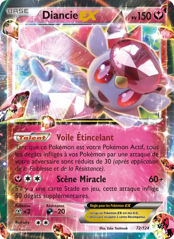 Carte Diancie EX