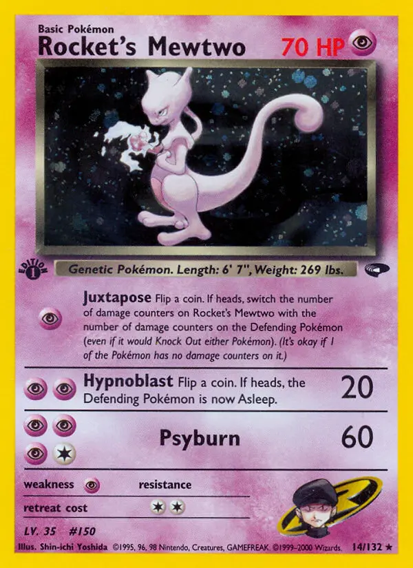 Carte Rocket's Mewtwo
