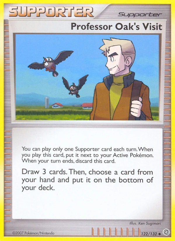 Carte La visite du Prof. Chen