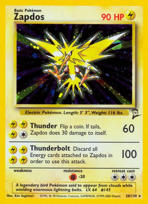 Carte Zapdos