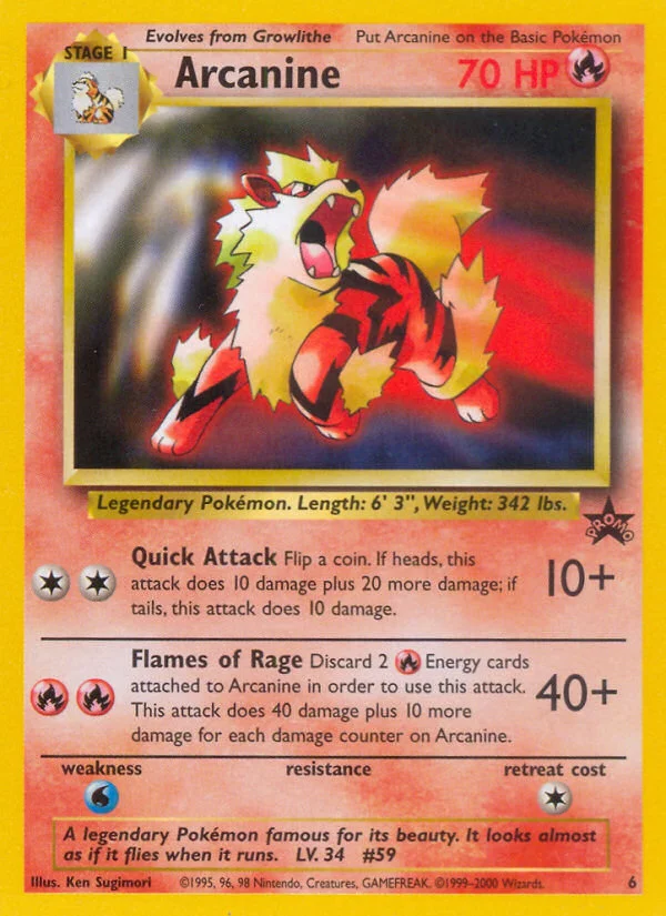 Carte Arcanine
